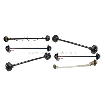 Torsion Half Axle For Trailer Assembly